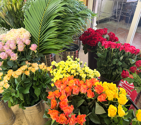 ご利用者様の花屋の全景